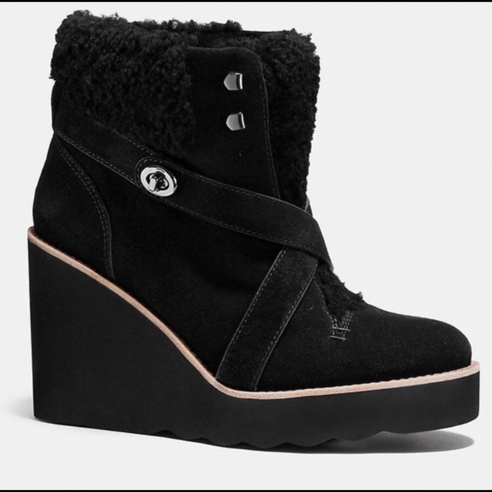 COACH KENNY WINTER PLATFORM BOOTS